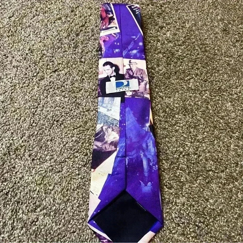Vintage Direct Tv Men’s Tie Classic Movies On Tie 100% Silk - Picture 2 of 5